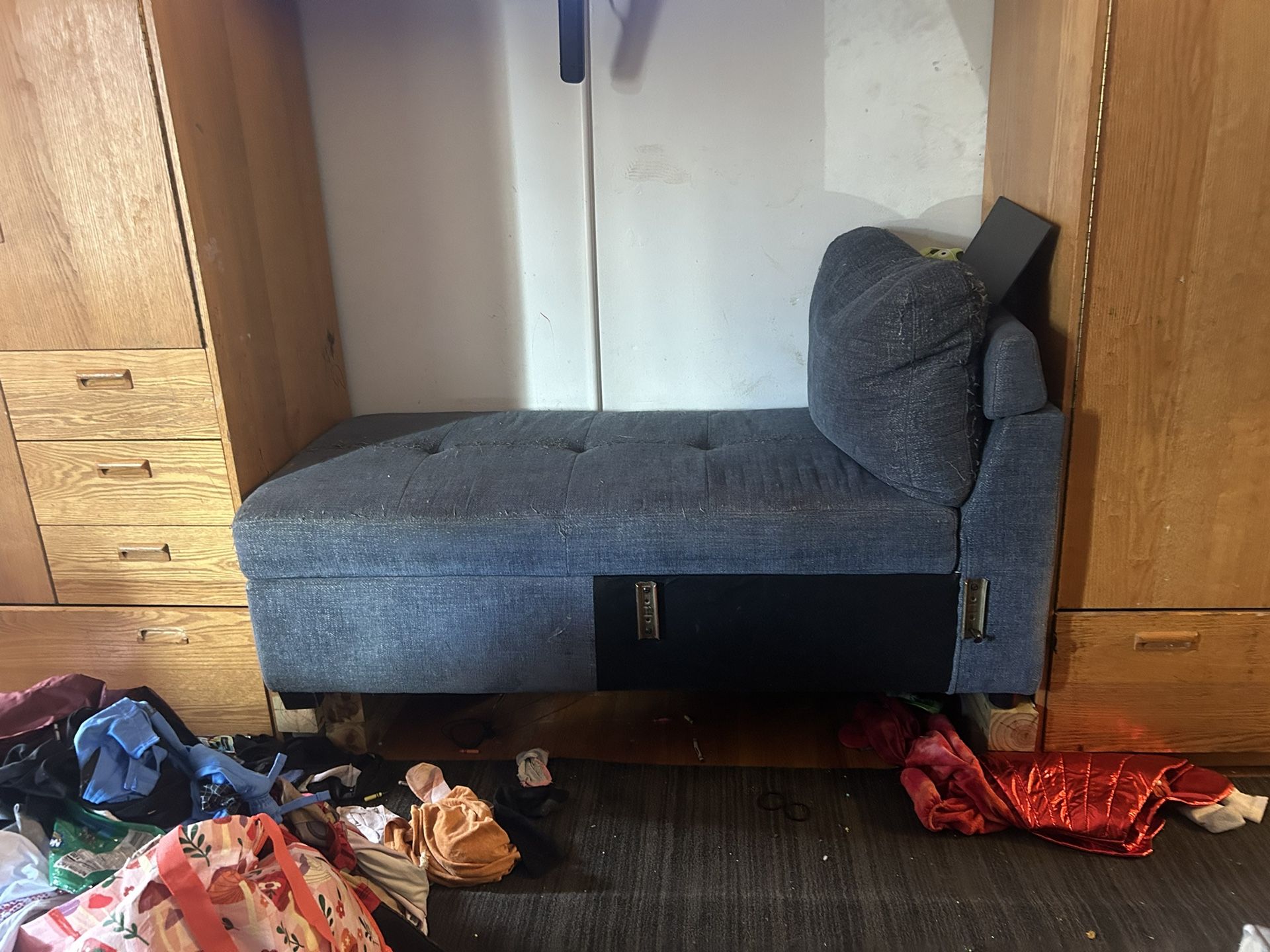 Blue Fold Out Couches