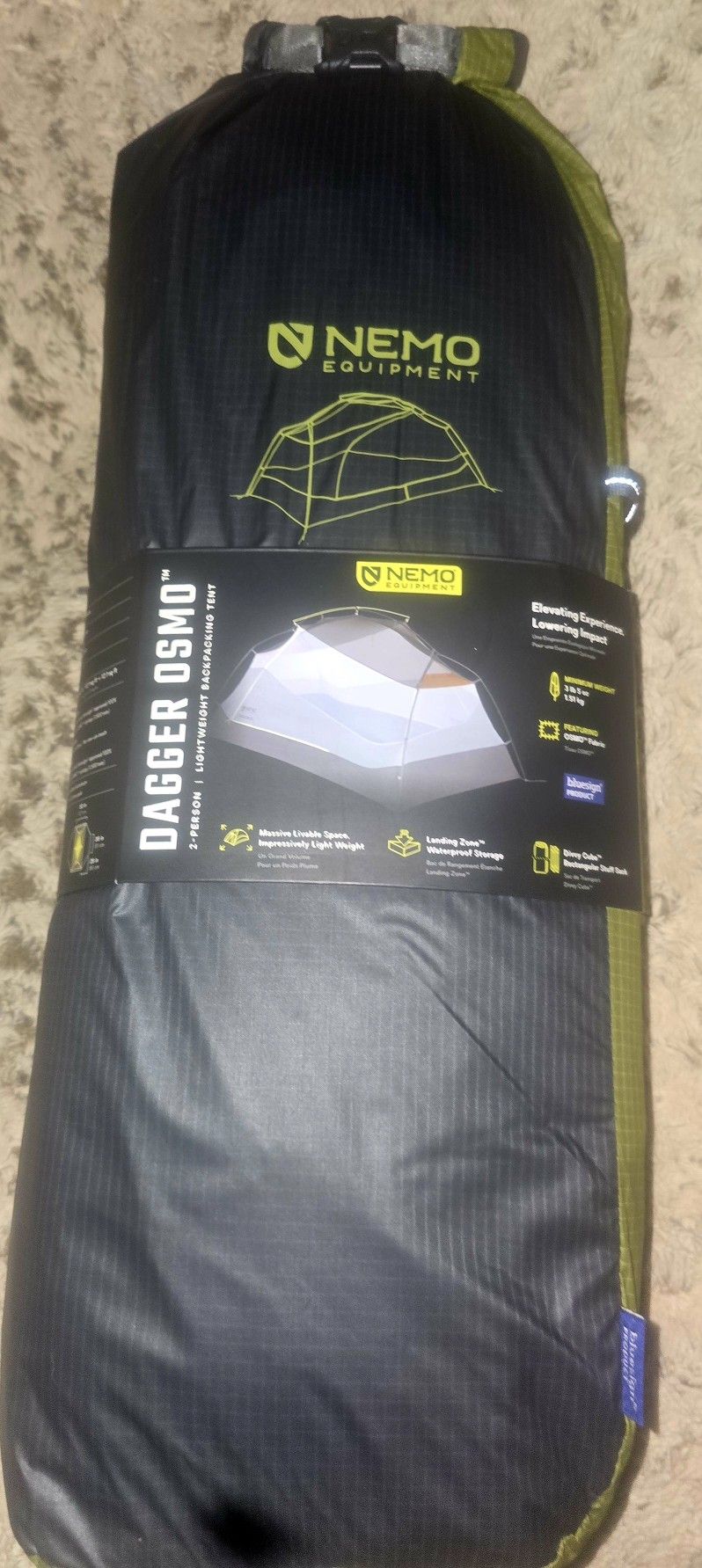 Osmo Dagger Backpacking Tent. Specs In Pics