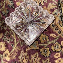 Antique Crystal Dish 