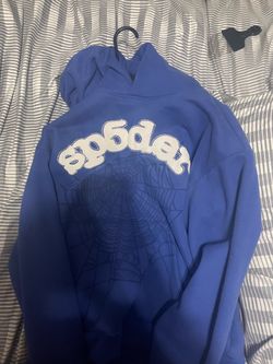 Blue Sp5der hoodie