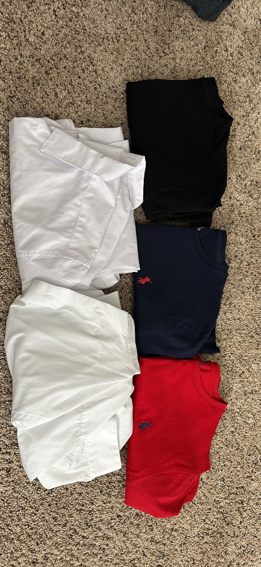 Men’s Dress/Casual Shirts (L) $5 Casual Shirts & $10 Dress Shirts