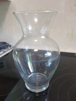 Large Flower Glass Vase