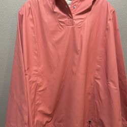 Pink Herschel Rain Pancho