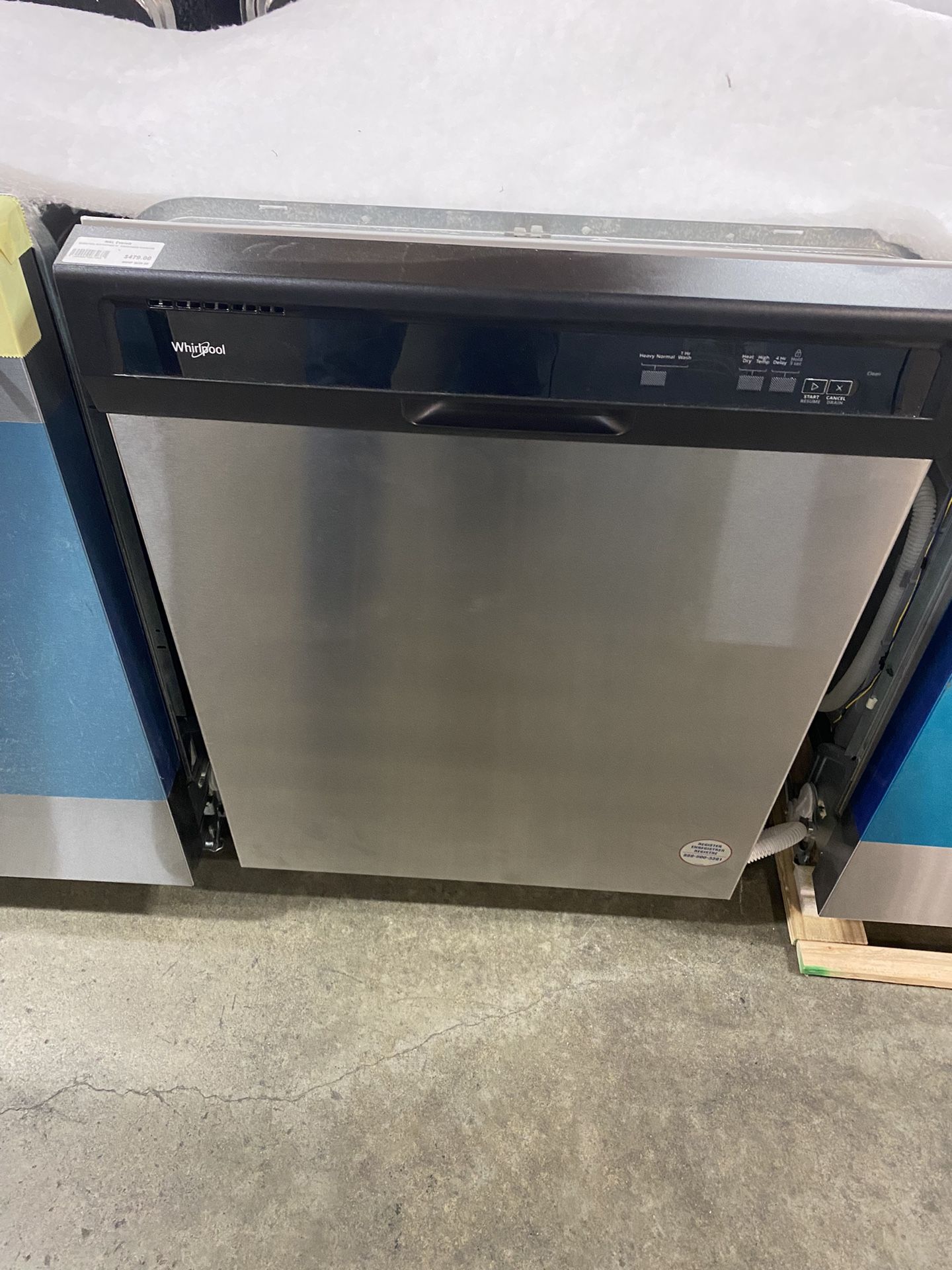 Whirlpool WDF331PAHS 24 Inch Full Console Dishwasher with 13 Place Settings