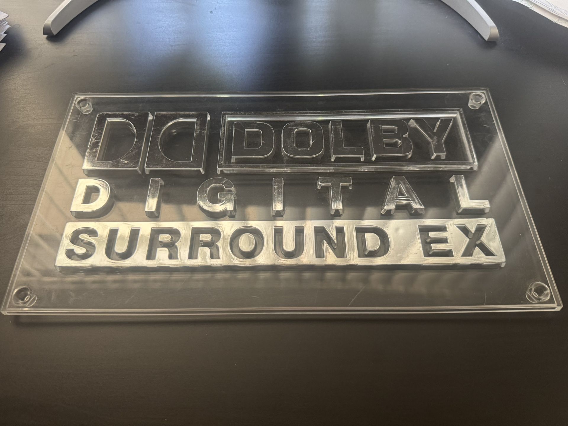 Dolby Digital Surround EX Acrylic Sign – Home Theater Display