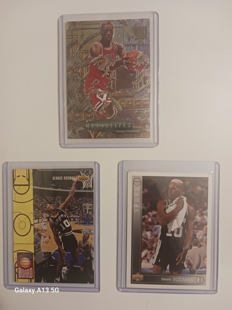 Dennis Rodman 3 Cards