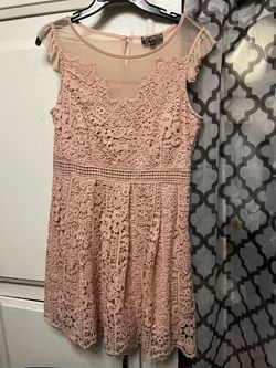 Peach Pink Dress