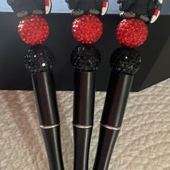 Beaded Pens, Scream, Stitch, Beads, Pens, Office, Gifts, Valentines Day 