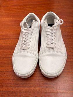 Men’s Vans White Leather