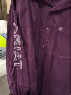 XL ariat button up shirt for men