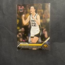 Caitlin Clark Rookie 2023-24 Bowman Now Women’s Record  #74