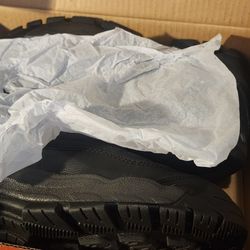 Men's WORX by Red Wing Shoes 5501 Steel Toe Athletic EH hiker Boots, Black  13