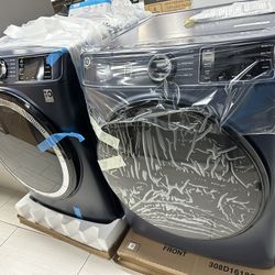 GE Washer And Dryer Set Electric 