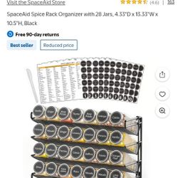 Spice Rack With Spices