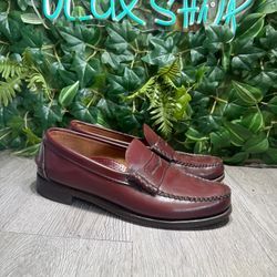 Vtg Sebago Classic Dan Penny Whiskey Loafers Size 9 B Leather Casual Preppy US