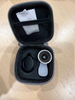 Jawasai Clip-On Wide Angle Phone Lens – 120° Wide Angle, with Case, Lens Cap & Cleaning Cloth