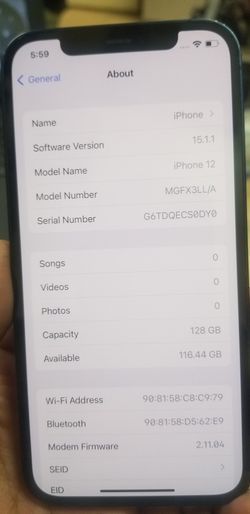 iphone 12 128GB