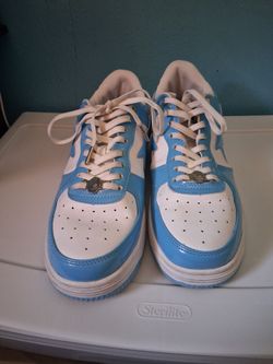 Bape shoes light blue size 10