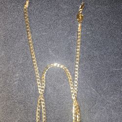 24k Gold Finish Chain
