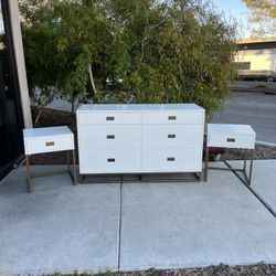 Restoration Hardware 3 Piece Dresser Set ( Can Deliver For $10)