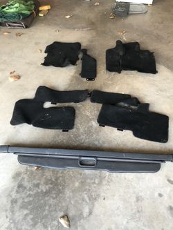 Mazda CX-9 floor mats & back shade