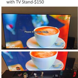 Hisense 50” 4K ICD TV With TV Stand 