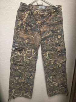 Revice Women's Brown and Green Jeans size 24