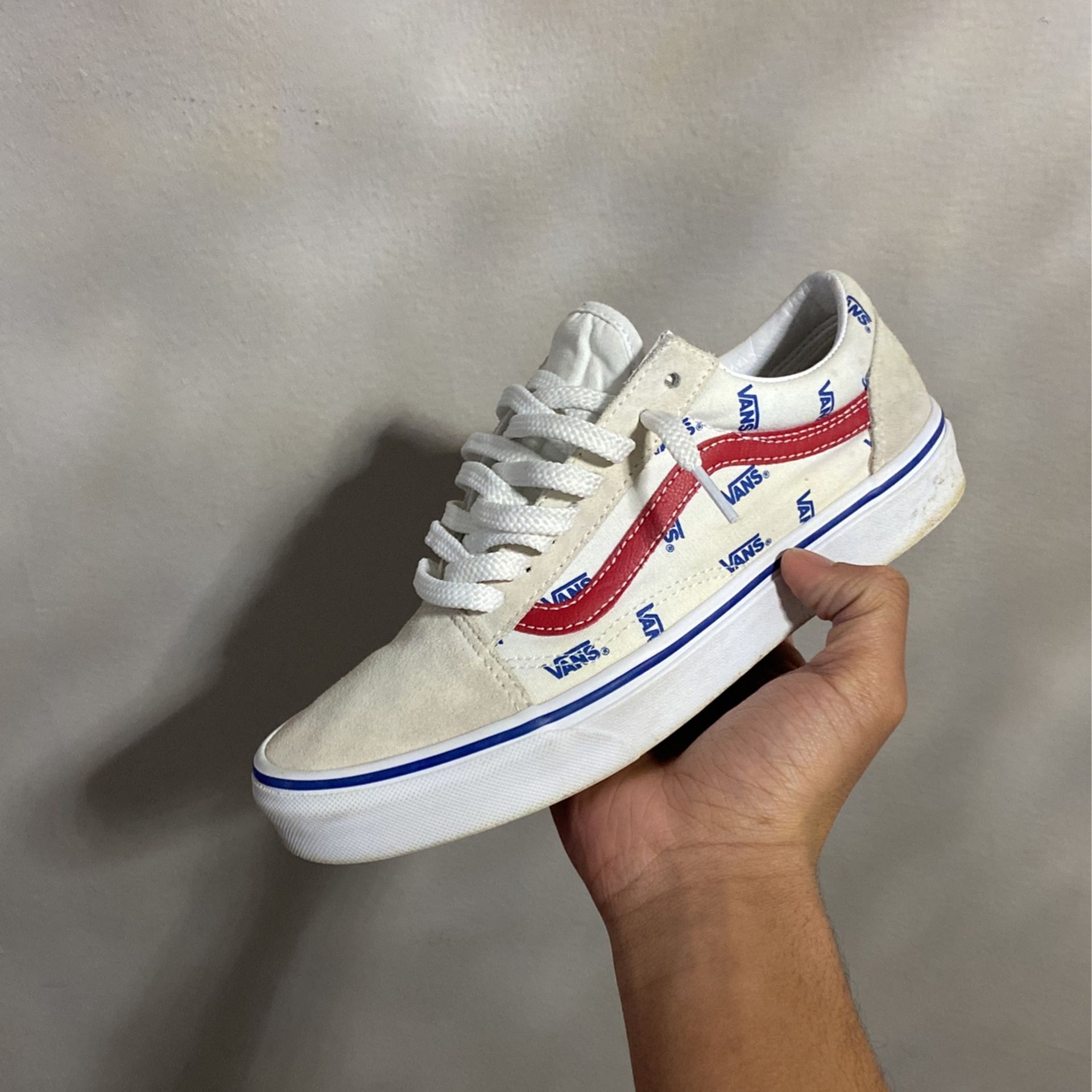 Vans Blue Red And White