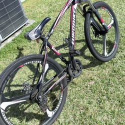 For sale: Eurobike X1 with 27.5” stylized wheels.