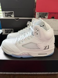 SIZE 8/10.5/12.5 BRAND NEW JORDAN RETRO 5 WHITE METALLIC (2026) ORIGINAL BOXES INCLUDED! UNDER RETAIL!!!!