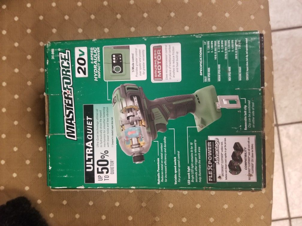 Masterforce Flexpower Masterforce Impact Driver Review Masterforce