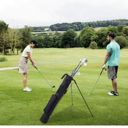 Sunday Golf Bag, Lightweight Golf Club Bags with Stand and Strap, Pitch and Putt Golf Bag 2 Way Driver Golf Bags, Golf Gifts 