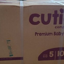 CUTIES Baby Pampers Size 5. Read Description 