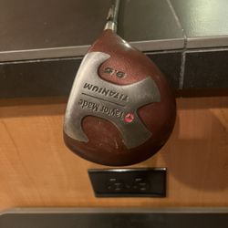 Taylormade Titanium Golf Driver with Tour Stiff Bubble Shaft