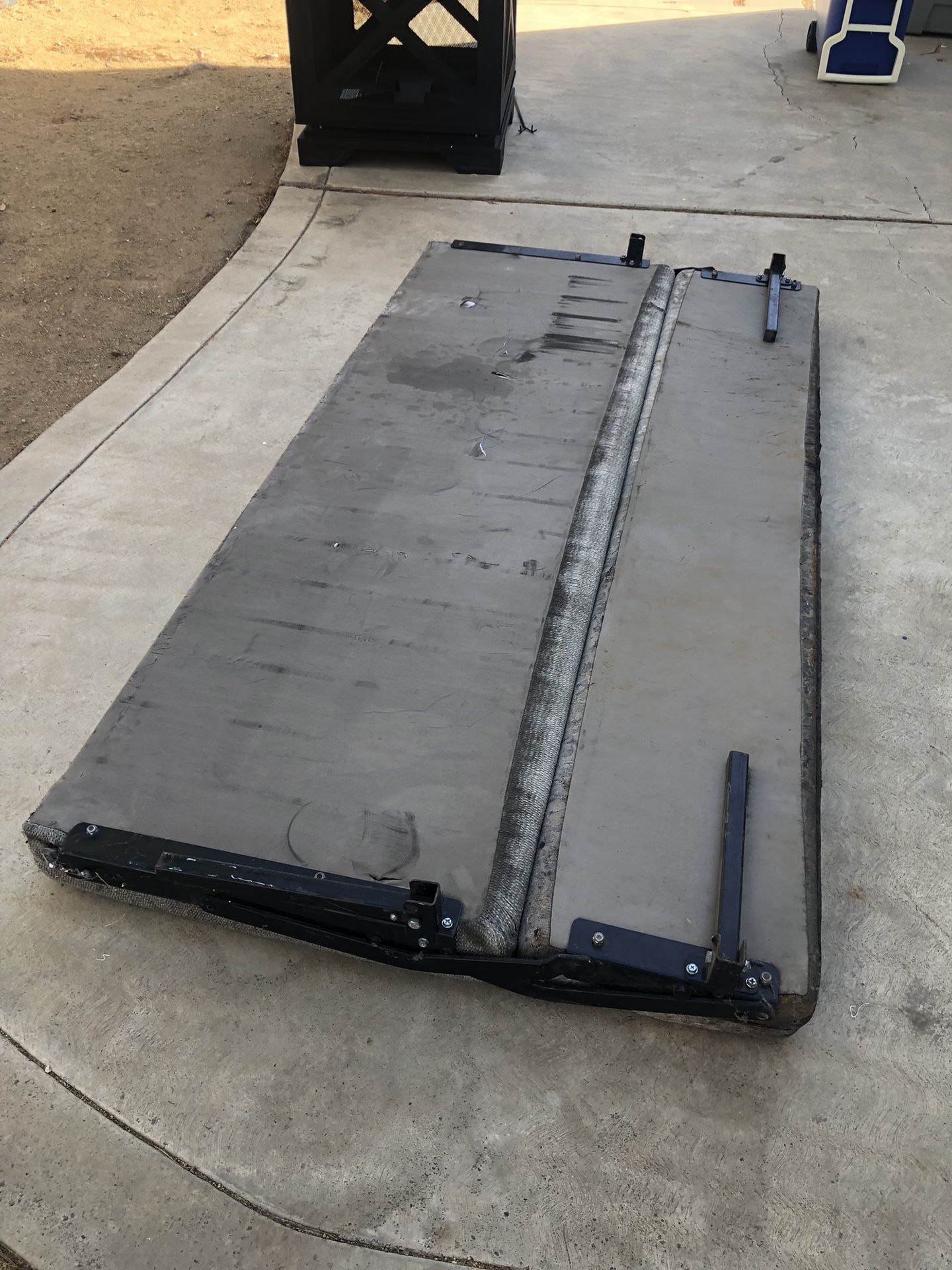 RV toy hauler Jack Knife Couch Sofa Bed