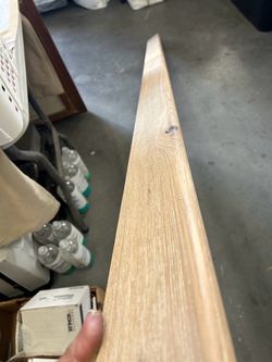 5/8”x3-1/2”x86 natural wood or gray Oak stair nose moldings 10 of each available. $39 each