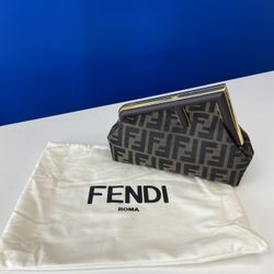 Fendi First Small Clutch/ Shoulder Bag 