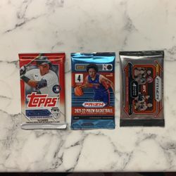 3 Sport Sealed Packs