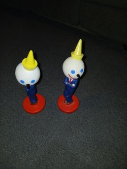 2 Jack n the Box Bobbleheads Excellent Condition