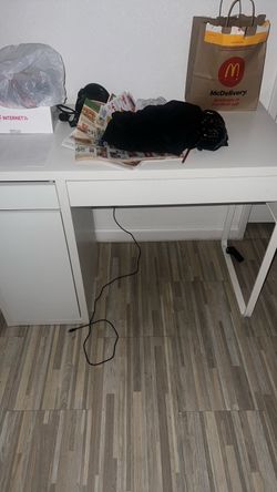 White desk