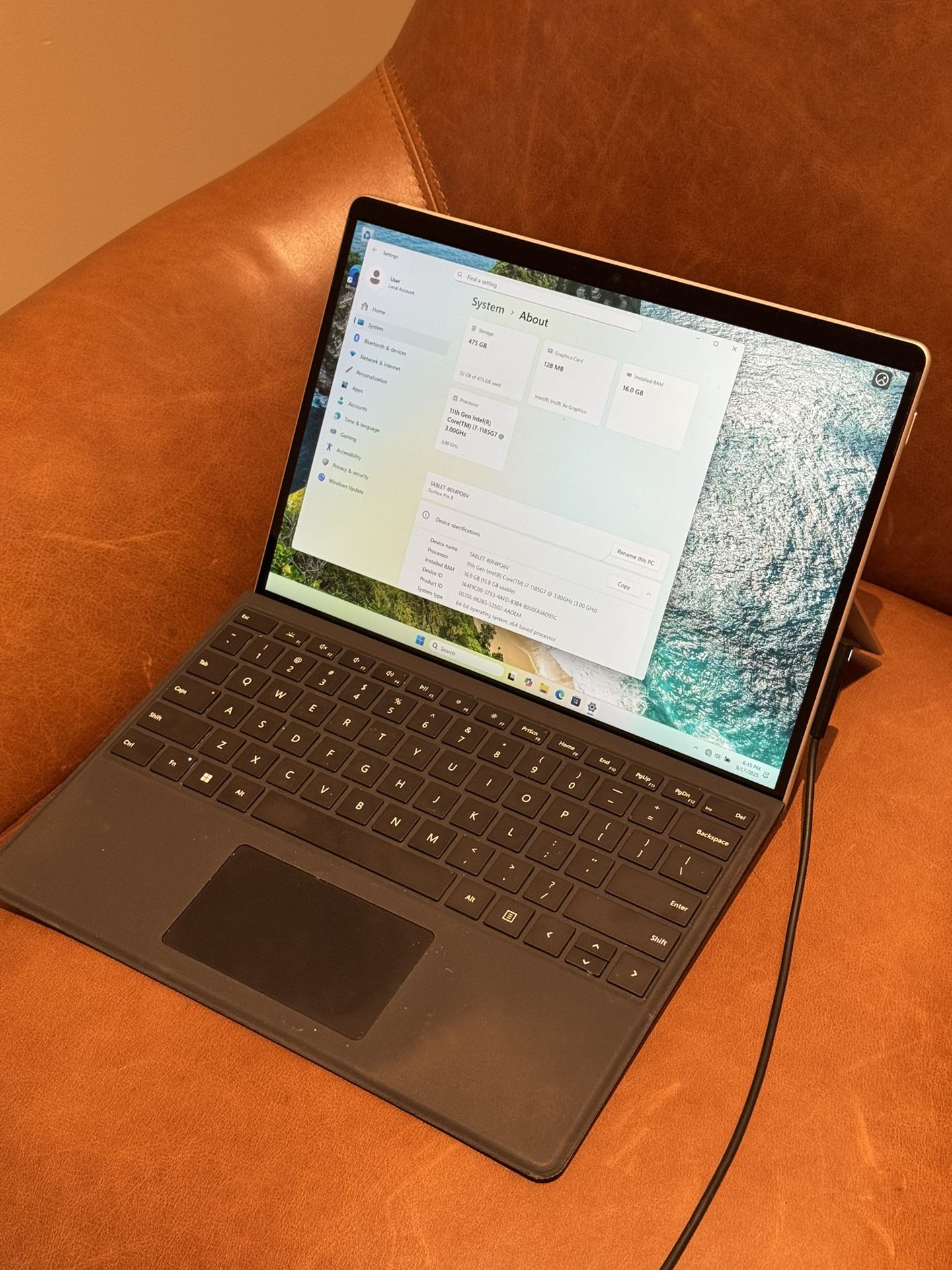 Surface Pro 8 512GB 16GB RAM Intel Core i7