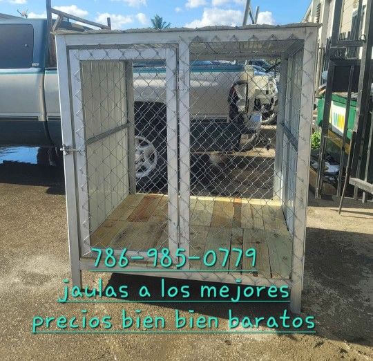 4x4 heavy duty kennel dog cage