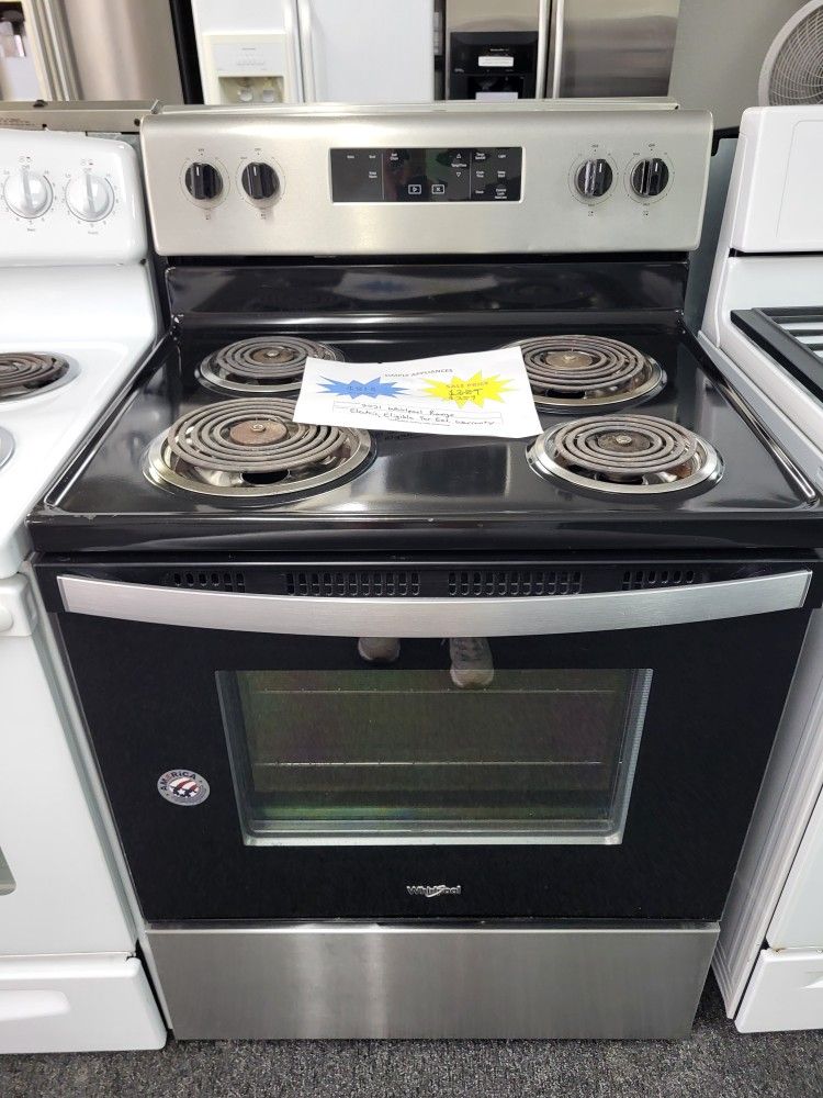 🧨4th Of July Sale! 2021 Whirlpool Electric Range-Warranty Included