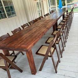 Mesas Y Sillas De Madera Venta Y Rrenta $45