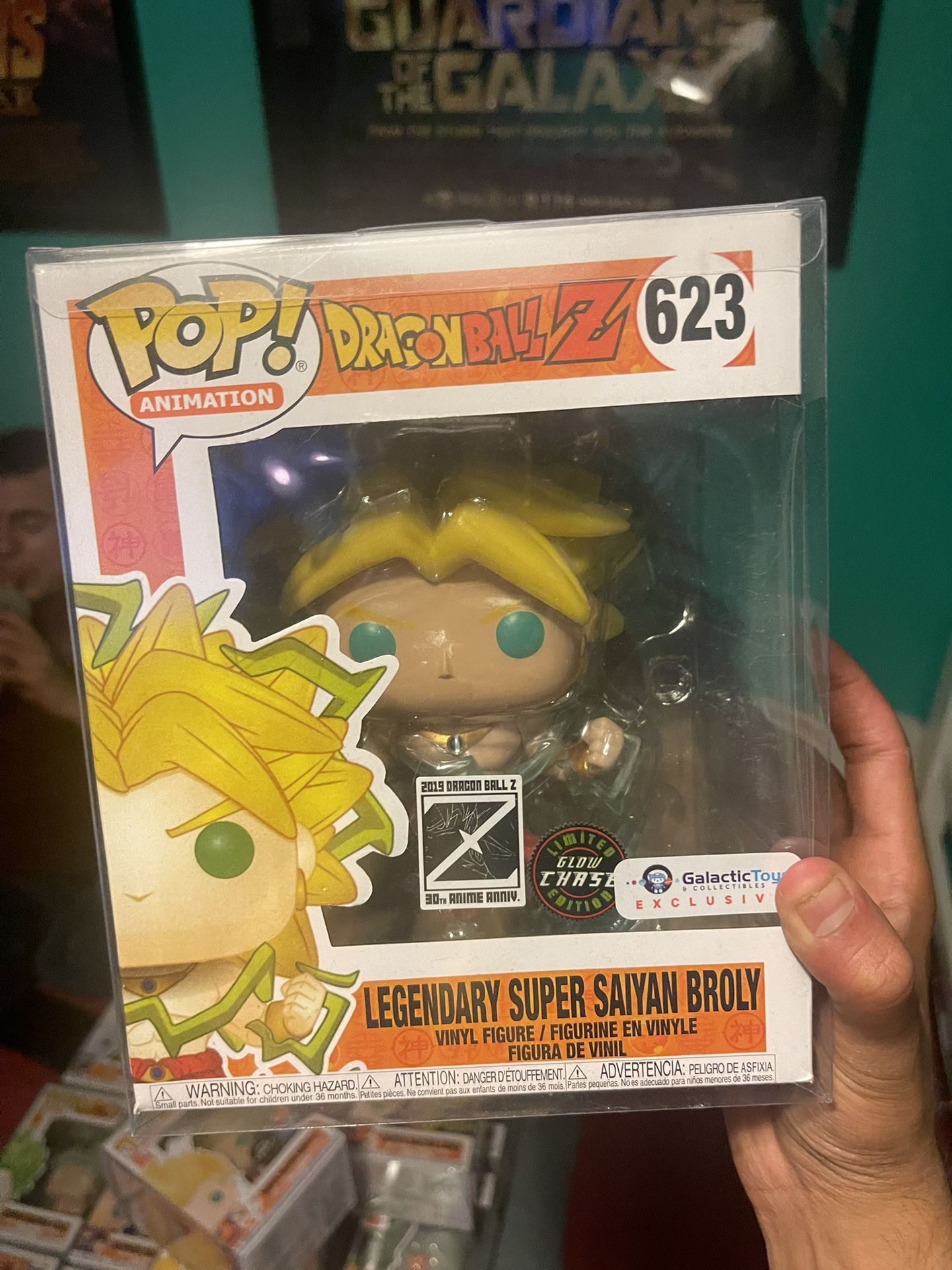 Legendary Super Saiyan Broly Galactic Toys Exclusive 623 Glow Chase 