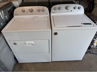 Whirlpool washer and whirlpool electric dryer