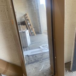 Apmir 65 in. W x 22 in. H Rectangular Aluminum Alloy Framed and Tempered Glass Wall Bathroom Vanity Mirror in Matte Black
