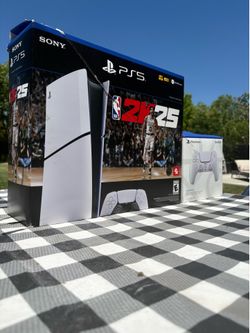 PS5 with 2 controllers and 1tb