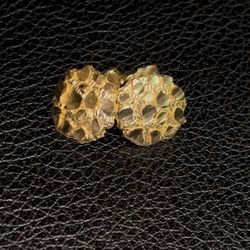Gold Nugget Earrings 
