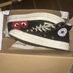CDG Converse Black 